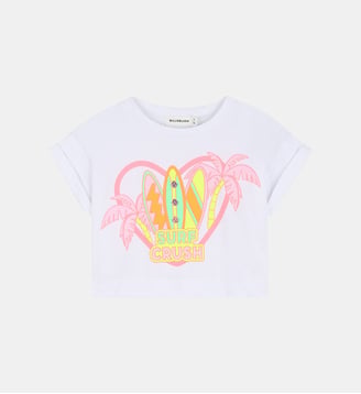 T-shirt à manches courtes - Billieblush - Blanc