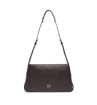 Sac bandoulière one, two, three avec trois compartiments - Pinko - Marron foncé