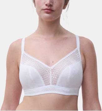 Soutien-gorge sans armature maintien - Chantelle - Blanc