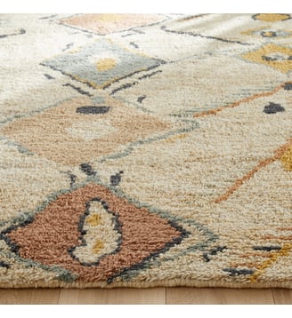 Tapis en laine, noué main AM.PM