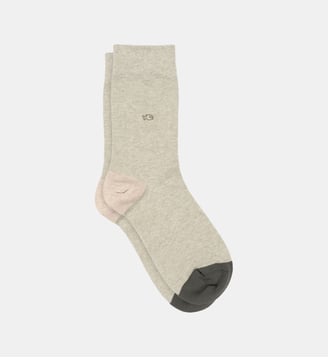 Chaussettes en coton peigné unies - Billybelt - Vert clair chiné