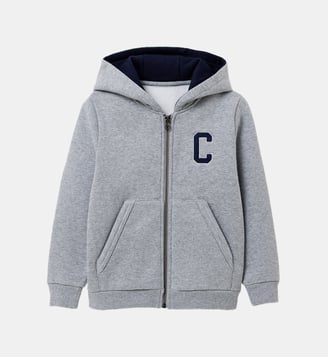 Sweat zippé à capuche - Cyrillus - Gris
