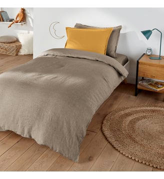 Housse de couette en lin lavé La Redoute Interieurs