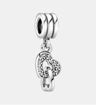 Charm Pendant Cœurs Entrelacés - Pandora - Argenté