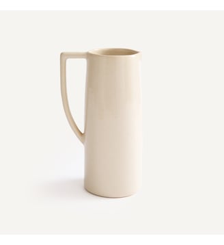 Carafe en grès émaillé - AM.PM - Beige clair
