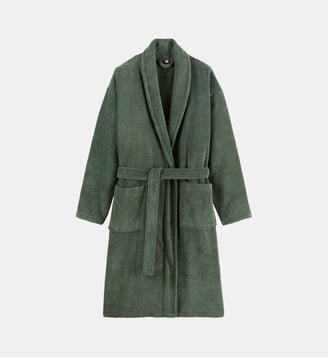 Peignoir de bain mixte 550 g/m² - AM.PM - Vert cyprès
