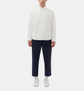 Chemise Ouatée 1/1 Oversized Col Kent - Studio Seidensticker - Blanc