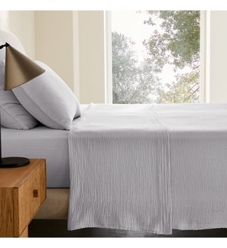 Drap plat en gaze de coton biologique AM.PM