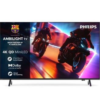 TV Mini LED 75MLED910 (2025) 75" (189 cm) - Ambilight - Philips - Noir
