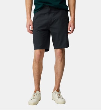 Short droit en coton stretch Gunn, 23 cms - Rodd & Gunn - Coal