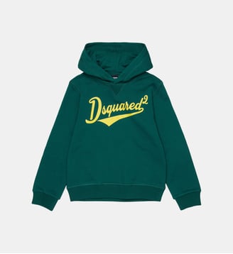 Sweat à capuche avec logo - Dsquared2 - Posy green