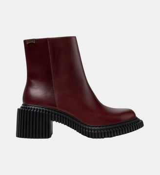 Bottines Pix London cuir - Camper - Marron moyen