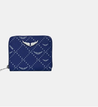 Porte-Monnaie Mini ZV Monogram - Zadig&Voltaire - Bleu
