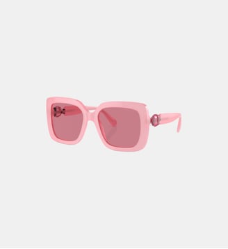 Lunettes de soleil Carré SK6001 - Swarovski - Rose opalin