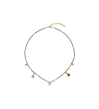 Collier Yoyo - Hipanema - Bleu et gris