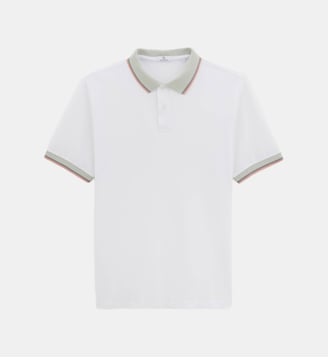 Polo droit en coton piqué - Serge Blanco - Blanc