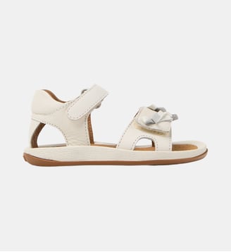 Sandales Bicho Twins cuir - Camper - Blanc