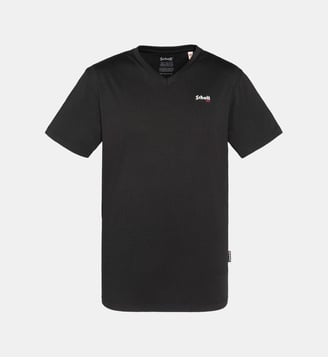T-shirt col V - Schott - Noir