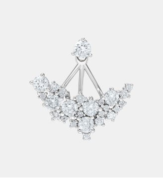 Boucle d'oreille puce Brume argent - Nebuleuse Bijoux - Argent