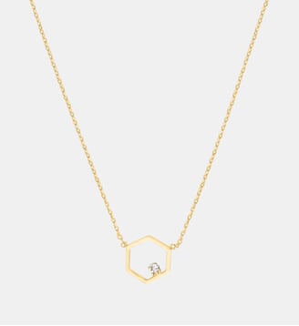 Collier doré - honey - Caroline Najman - Blanc