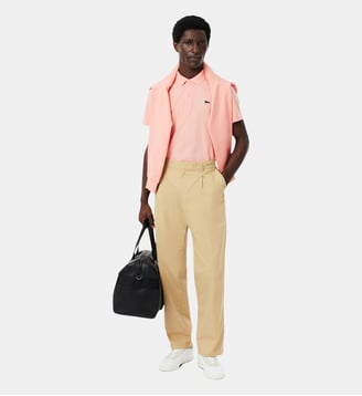 Polo regular fit en coton mélangé - Lacoste - Rose