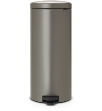 Poubelle de cuisine manuelle à pédale NewIcon 30L Platinium - Brabantia - Coloris unique