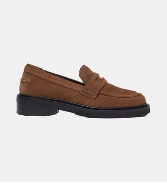 Mocassins en suède - Maje - Camel