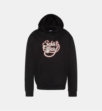 Sweatshirt à capuche imprimé Schott Official - Schott - Noir