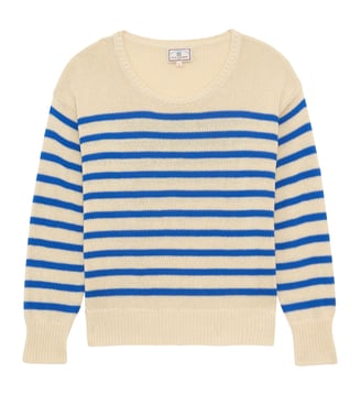 Pull Némo - Ines de la Fressange Paris - Beige et bleu