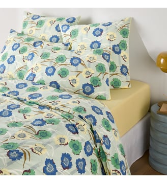 Housse de couette en percale de coton, imprimé fleurs La Redoute Interieurs