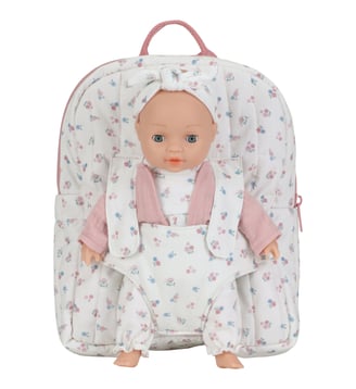 Sac à dos porte bébé pour poupée - Little Dutch - Rose