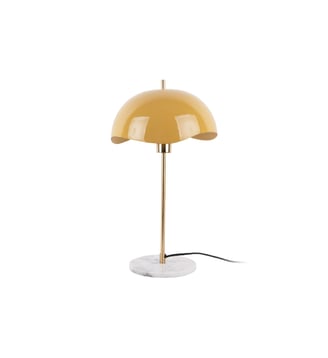 Lampe de table - Waved Dome - Jaune - Leitmotiv - Jaune