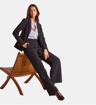 Veste Noire Tailleur Simone - Maison 123 - Marine