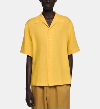 Chemise en lin Sandro