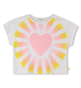 T-shirt à manches courtes - Billieblush - Blanc