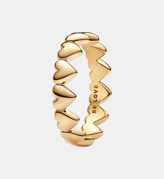 Bague Farandole de Cœurs - Pandora - Doré