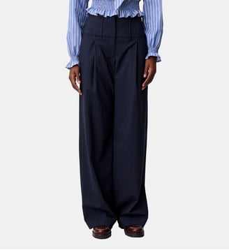 Pantalon laine mélangée - Claudie Pierlot - Bicolore