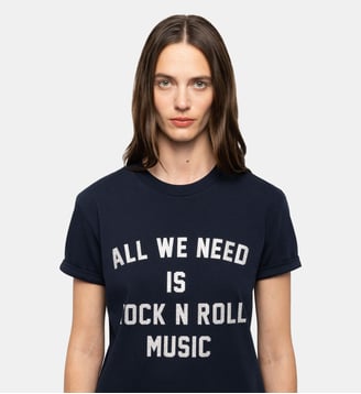 T-shirt Walko - Zadig&Voltaire - Bleu encre