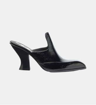D-Luffy - Mules style occidental en cuir verni - Diesel - Noir