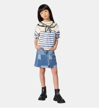 Jupe en denim - Marc Jacobs Kids - Bleu