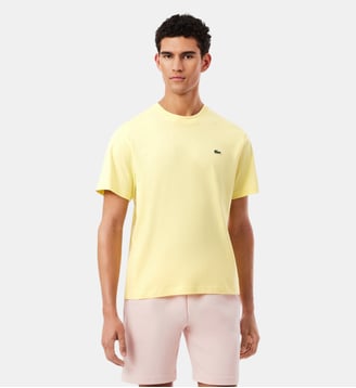 T-shirt coton - Lacoste - Jaune