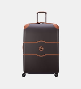 Valise rigide 4R 82 cm - Delsey Paris - Marron
