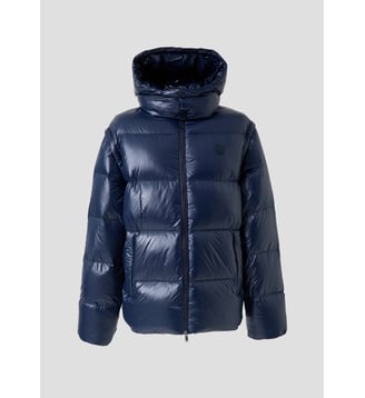Doudoune Grand Froid manches amovibles Brody shiny - Jott - Bleu nuit