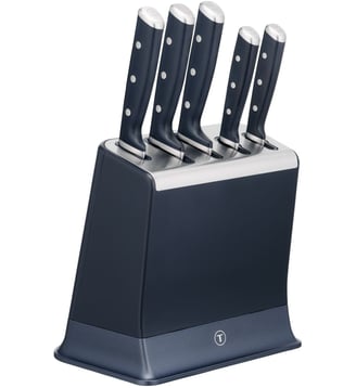 Set de couteaux EverSharp Pro 5 pcs aiguiseur integré - Tefal - Noir