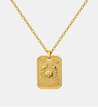 Collier Zodiaque Cancer Doré en Acier 316L - Phebus - Jaune