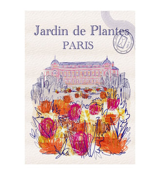 Poster Affordable Art Prints - Jardin des Plantes paris - Poster & Frame - Multicolore