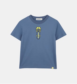 Tee-shirt manches courtes - Billieblush - Bleu clair