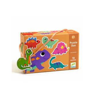 Duo Dinos - FSC MIX - Djeco - Multicolore