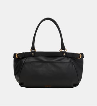 Grand Sac Lune En Cuir - Vanessa Bruno - Noir
