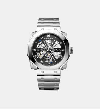 Montre automatique Sentinel Noir, Argenté MOW1401 - Montignac - Argenté